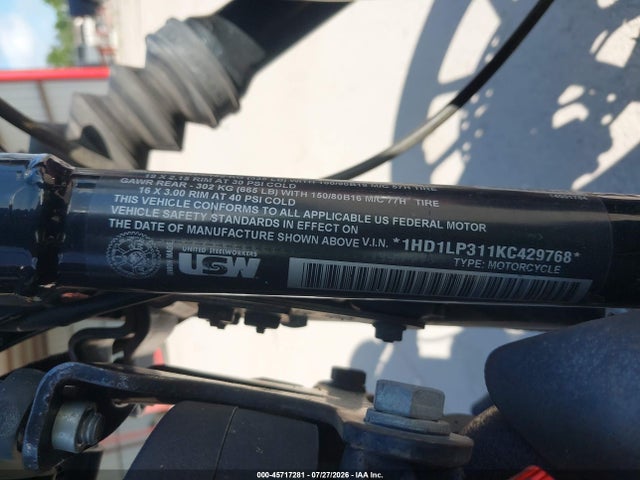 Продажа на аукционе авто 2019 Harley-davidson Xl1200 Ns, vin: 1HD1LP311KC429768, номер лота: 45717281