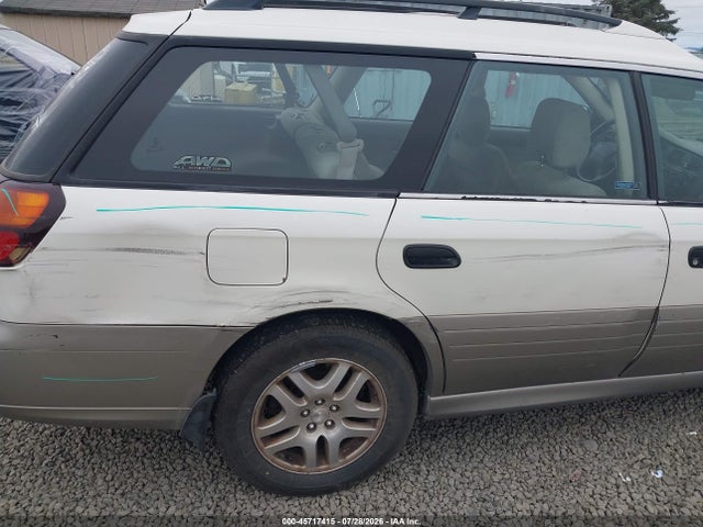 2002 Subaru Outback მანქანა იყიდება აუქციონზე, vin: 4S3BH665127603668, აუქციონის ნომერი: 45717415