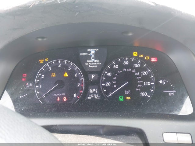 Aukcja sprzedaży 2009 Lexus Ls 460 L, vin: JTHGL46FX95036639, numer aukcji: 45717487