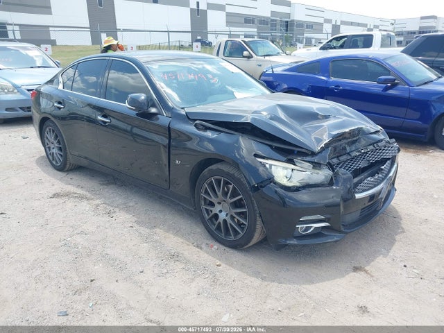 2014 Infiniti Q50 Premium მანქანა იყიდება აუქციონზე, vin: JN1BV7AR9EM689314, აუქციონის ნომერი: 45717493