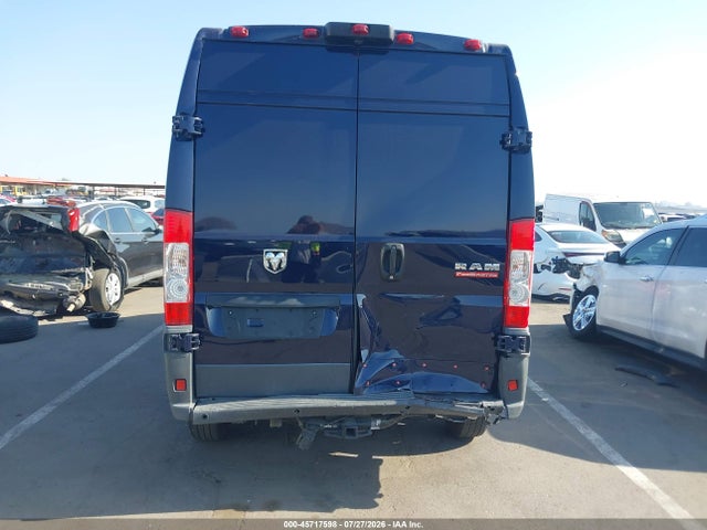 3C6TRVDG2JE135293 RAM Promaster 2500 High Roof 159 Wb