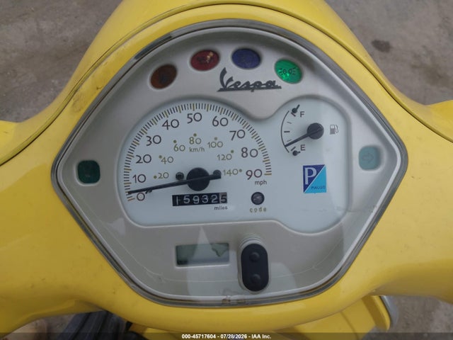 45717604 :رقم المزاد ، ZAPM448F575011304 vin ، 2007 Vespa Lx 150 مزاد بيع
