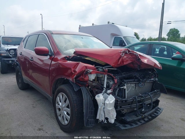 2016 Nissan Rogue S მანქანა იყიდება აუქციონზე, vin: JN8AT2MTXGW009392, აუქციონის ნომერი: 45717702