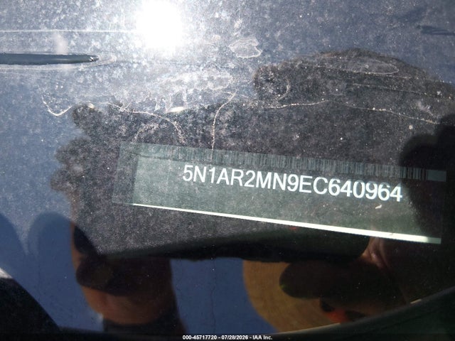 Nissan Pathfinder Sl 2014 5N1AR2MN9EC640964 Image 9