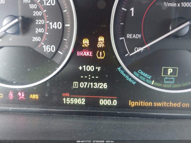 2013 Bmw Activehybrid 3 მანქანა იყიდება აუქციონზე, vin: WBA3F9C58DF145441, აუქციონის ნომერი: 45717727