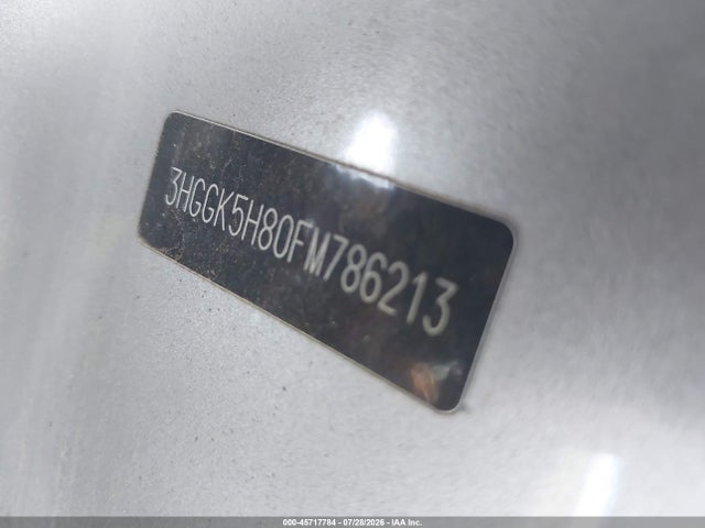 3HGGK5H80FM786213 Honda Fit Ex/ex-l