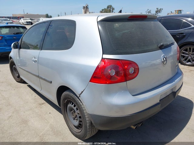 2009 Volkswagen Rabbit S მანქანა იყიდება აუქციონზე, vin: WVWBB71K49W018667, აუქციონის ნომერი: 45718032