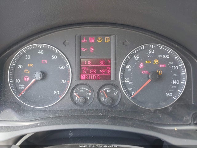 2009 Volkswagen Rabbit S მანქანა იყიდება აუქციონზე, vin: WVWBB71K49W018667, აუქციონის ნომერი: 45718032