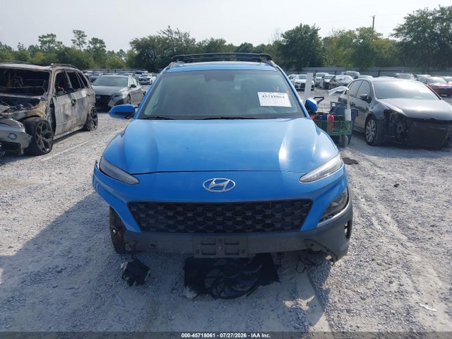 2022 Hyundai Kona Sel მანქანა იყიდება აუქციონზე, vin: KM8K3CAB6NU910474, აუქციონის ნომერი: 45718061