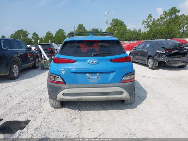 2022 Hyundai Kona Sel მანქანა იყიდება აუქციონზე, vin: KM8K3CAB6NU910474, აუქციონის ნომერი: 45718061