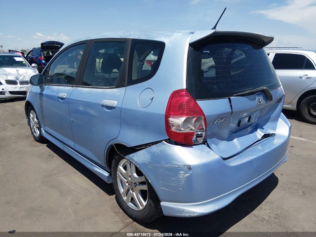 Продаж на аукціоні авто 2008 Honda Fit Sport, vin: JHMGD386X8S014337, номер лоту: 45718072
