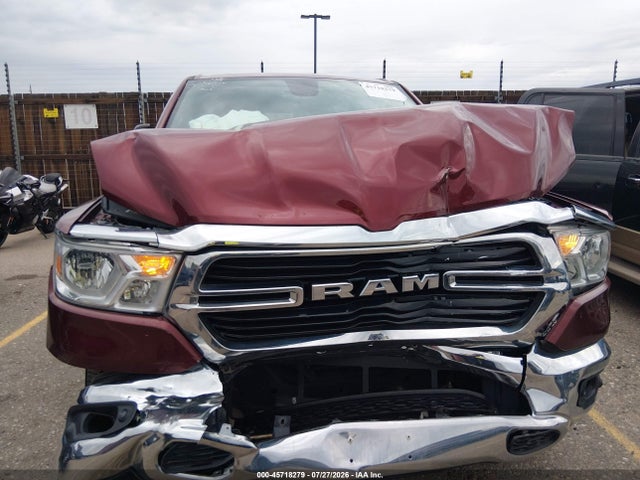 45718279 :رقم المزاد ، 1C6SRFFTXKN918838 vin ، 2019 Ram 1500 Big Horn/lone Star  4x4 5'7 Box مزاد بيع