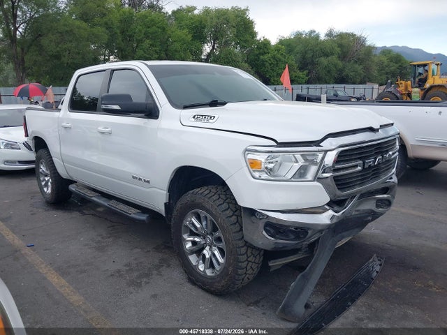 2021 Ram 1500 Big Horn  4x4 5'7 Box მანქანა იყიდება აუქციონზე, vin: 1C6SRFFT9MN716057, აუქციონის ნომერი: 45718338