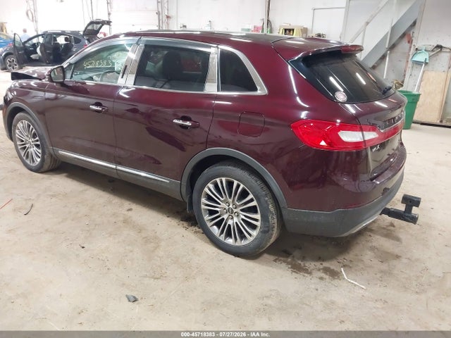 Продаж на аукціоні авто 2017 Lincoln Mkx Reserve, vin: 2LMPJ8LR8HBL10525, номер лоту: 45718383