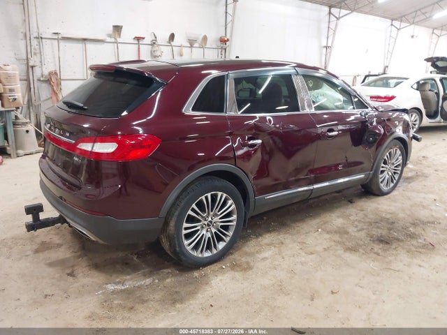 Продаж на аукціоні авто 2017 Lincoln Mkx Reserve, vin: 2LMPJ8LR8HBL10525, номер лоту: 45718383