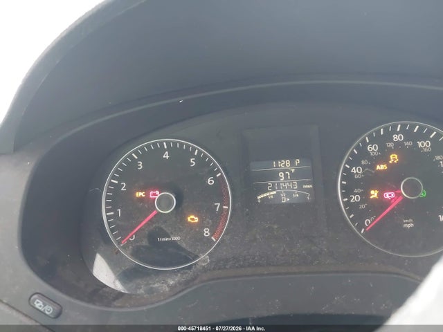 Aukcja sprzedaży 2012 Volkswagen Jetta 2.5l Se, vin: 3VWDX7AJ5CM341213, numer aukcji: 45718451