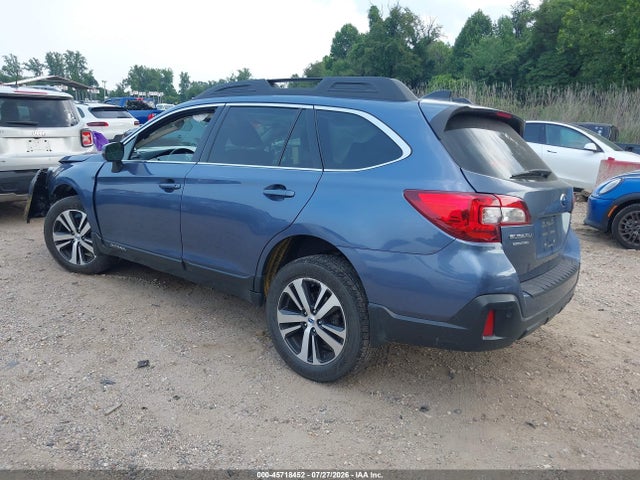 2018 Subaru Outback 2.5i Limited მანქანა იყიდება აუქციონზე, vin: 4S4BSANC8J3372936, აუქციონის ნომერი: 45718452