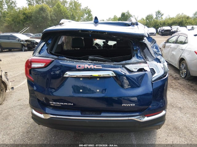 2022 Gmc Terrain Awd Slt მანქანა იყიდება აუქციონზე, vin: 3GKALVEV0NL256117, აუქციონის ნომერი: 45718582