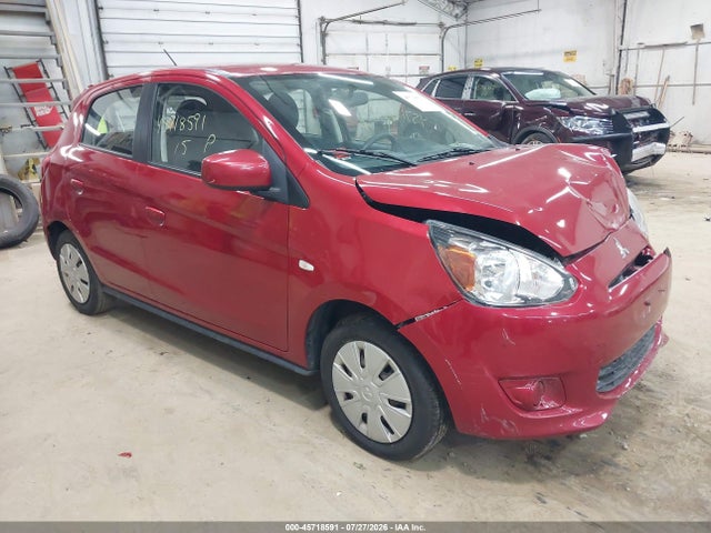 2015 Mitsubishi Mirage De მანქანა იყიდება აუქციონზე, vin: ML32A3HJ3FH055897, აუქციონის ნომერი: 45718591