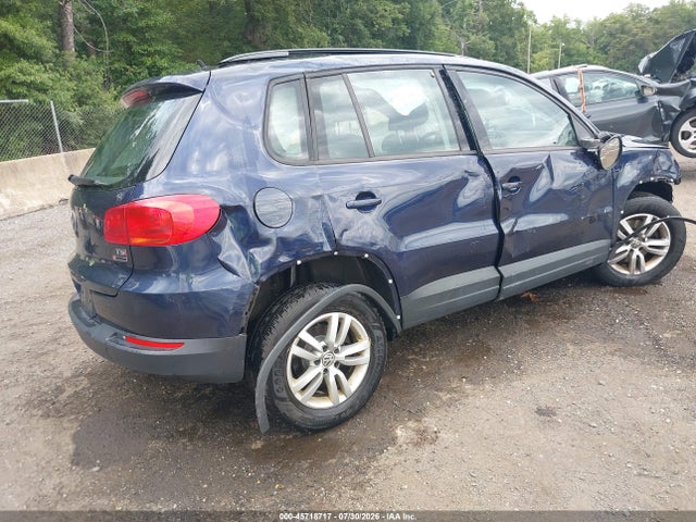 2016 Volkswagen Tiguan S მანქანა იყიდება აუქციონზე, vin: WVGBV7AX5GW617833, აუქციონის ნომერი: 45718717