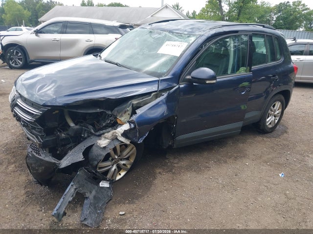 2016 Volkswagen Tiguan S მანქანა იყიდება აუქციონზე, vin: WVGBV7AX5GW617833, აუქციონის ნომერი: 45718717