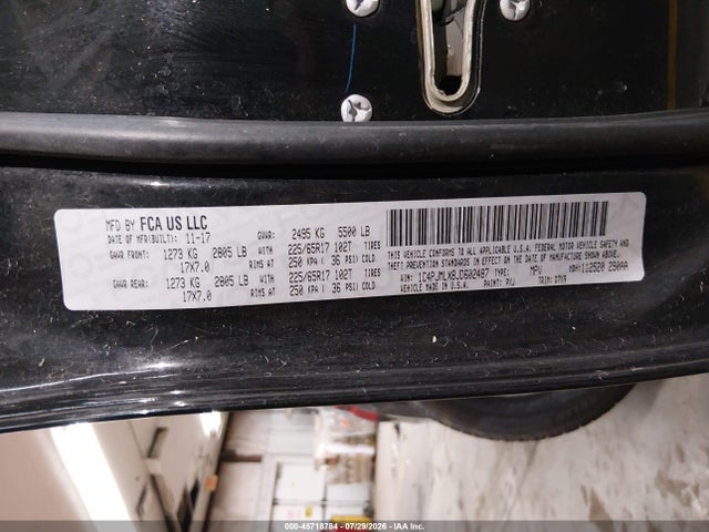 1C4PJMLX8JD602487 Jeep Cherokee Latitude Plus 4x4