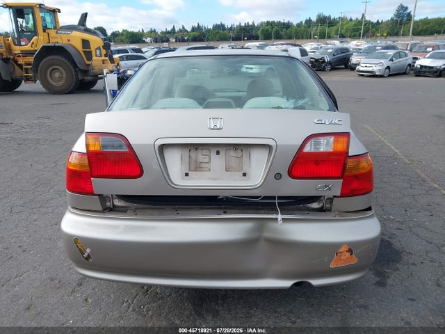 45718921 :رقم المزاد ، 1HGEJ8645YL032417 vin ، 2000 Honda Civic Ex مزاد بيع