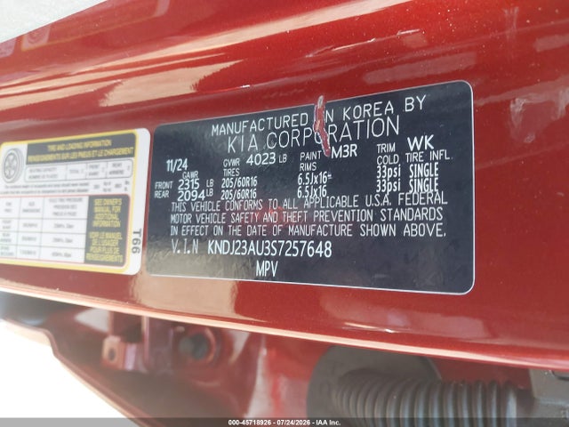 KIA SOUL LX 2025 KNDJ23AU3S7257648 Image 9
