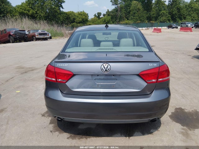 2012 Volkswagen Passat 3.6l V6 Se მანქანა იყიდება აუქციონზე, vin: 1VWBM7A32CC060229, აუქციონის ნომერი: 45718997