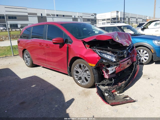 45719011 :رقم المزاد ، 5FNRL6H80SB017557 vin ، 2025 Honda Odyssey Touring مزاد بيع