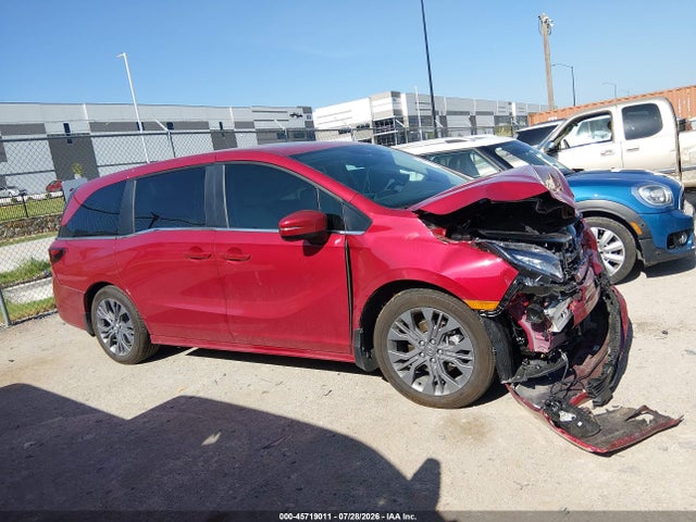 45719011 :رقم المزاد ، 5FNRL6H80SB017557 vin ، 2025 Honda Odyssey Touring مزاد بيع