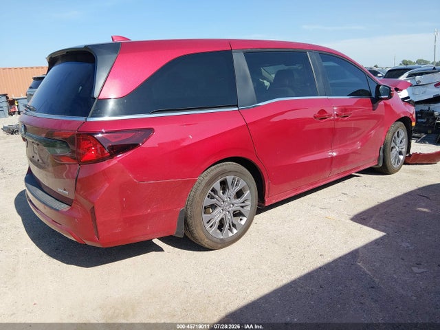 45719011 :رقم المزاد ، 5FNRL6H80SB017557 vin ، 2025 Honda Odyssey Touring مزاد بيع