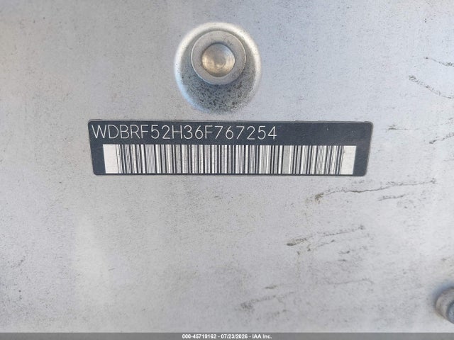 Aukcja sprzedaży 2006 Mercedes-benz C 230 Sport, vin: WDBRF52H36F767254, numer aukcji: 45719162