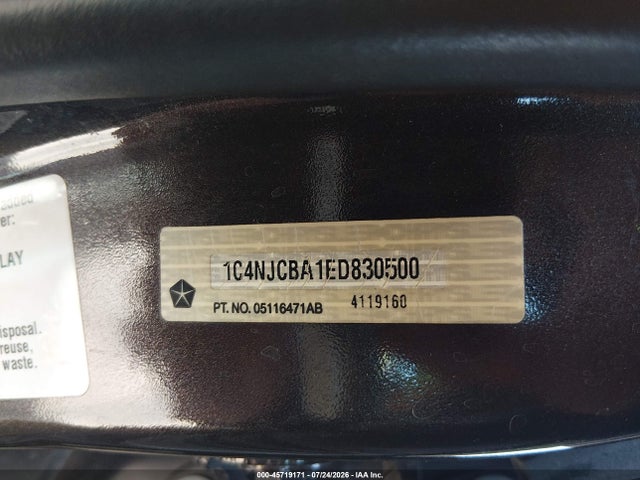Jeep Compass Sport 2014 1C4NJCBA1ED830500 Image 9