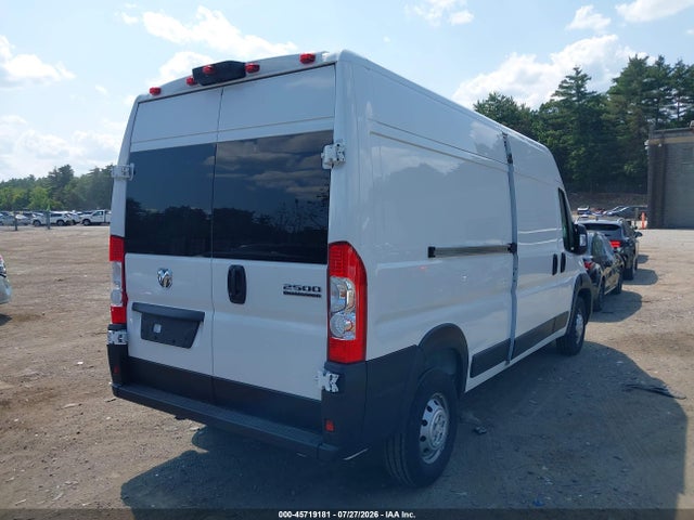 2023 Ram Promaster 2500 High Roof 159 Wb მანქანა იყიდება აუქციონზე, vin: 3C6LRVDG6PE535754, აუქციონის ნომერი: 45719181