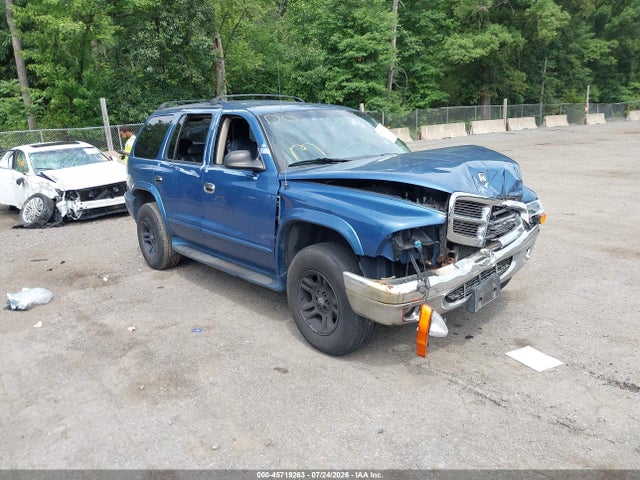45719263 :رقم المزاد ، 1B8HS58N32F146009 vin ، 2002 Dodge Durango Slt Plus مزاد بيع