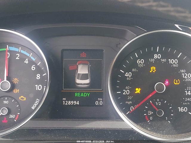 Aukcja sprzedaży 2016 Volkswagen Jetta Hybrid Sel Premium, vin: 3VW637AJ9GM268597, numer aukcji: 45719389
