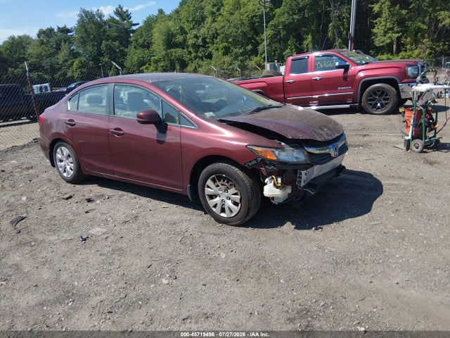 2012 Honda Civic Lx მანქანა იყიდება აუქციონზე, vin: 2HGFB2F59CH600746, აუქციონის ნომერი: 45719496
