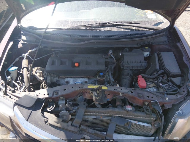 2012 Honda Civic Lx მანქანა იყიდება აუქციონზე, vin: 2HGFB2F59CH600746, აუქციონის ნომერი: 45719496