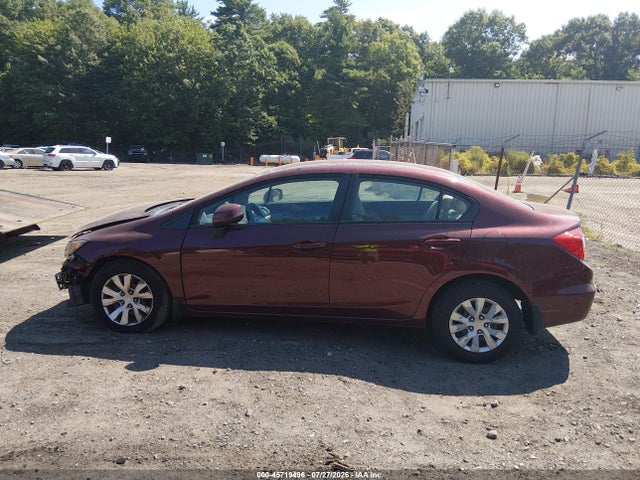 2012 Honda Civic Lx მანქანა იყიდება აუქციონზე, vin: 2HGFB2F59CH600746, აუქციონის ნომერი: 45719496