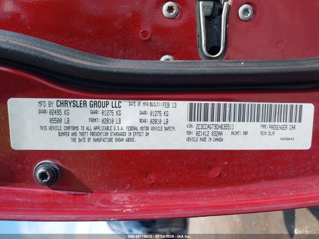 45719625 :رقم المزاد ، 2C3CCAGT9DH635511 vin ، 2013 Chrysler 300 300s مزاد بيع