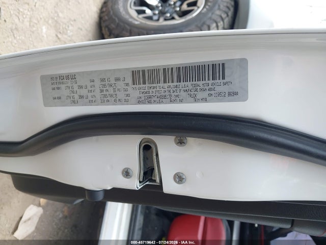 Продажа на аукционе авто 2017 Ram 1500 Rebel  4x4 5'7 Box, vin: 1C6RR7YT4HS595172, номер лота: 45719642