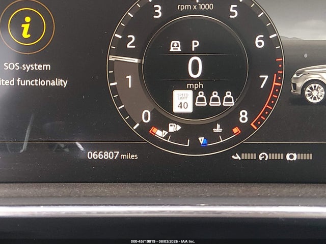 Aukcja sprzedaży 2019 Land Rover Range Rover Sport Hse Dynamic, vin: SALWV2SV3KA841283, numer aukcji: 45719819