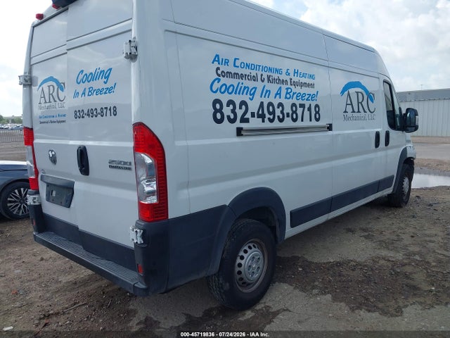 45719836 :رقم المزاد ، 3C6LRVDG6RE132540 vin ، 2024 Ram Promaster 2500 Tradesman High Roof 159 Wb W/pass Seat مزاد بيع