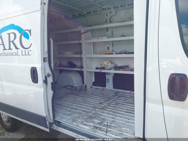 45719836 :رقم المزاد ، 3C6LRVDG6RE132540 vin ، 2024 Ram Promaster 2500 Tradesman High Roof 159 Wb W/pass Seat مزاد بيع