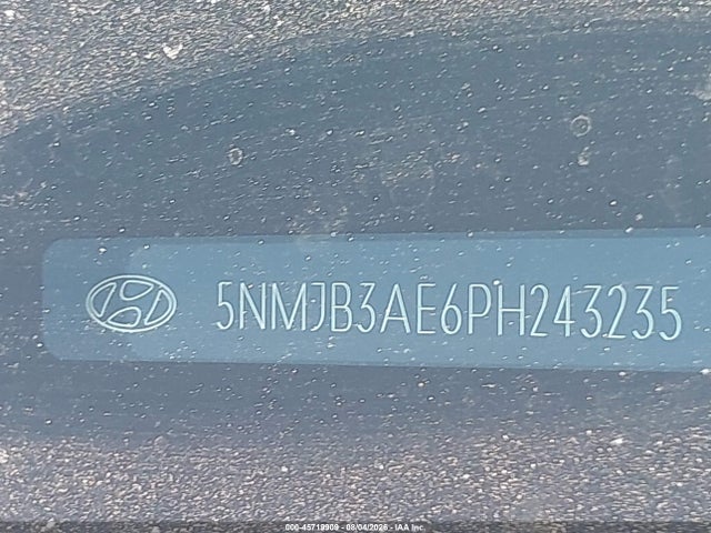 2023 Hyundai Tucson Sel მანქანა იყიდება აუქციონზე, vin: 5NMJB3AE6PH243235, აუქციონის ნომერი: 45719909