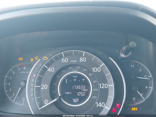 45720040 :رقم المزاد ، 2HKRM4H73EH647474 vin ، 2014 Honda Cr-v Ex-l مزاد بيع