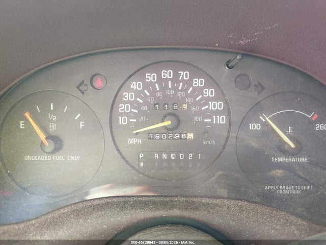 45720043 :رقم المزاد ، 2G1WL52M5S1162186 vin ، 1995 Chevrolet Lumina مزاد بيع