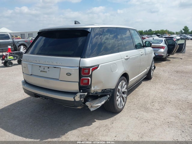 Aukcja sprzedaży 2018 Land Rover Range Rover 3.0l V6 Supercharged Hse, vin: SALGS2SV0JA515923, numer aukcji: 45720058