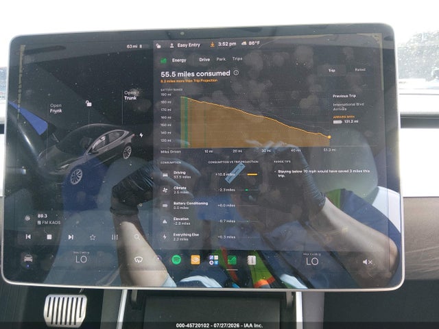 Продаж на аукціоні авто 2019 Tesla Model 3 Long Range/mid Range/standard Range/standard Range Plus, vin: 5YJ3E1EA7KF332706, номер лоту: 45720102